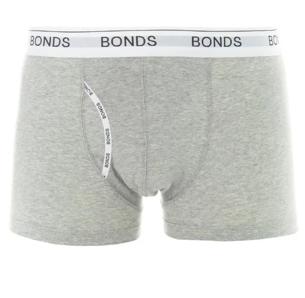 15 X Mens Bonds Guyfront Trunks Underwear Undies Grey Marle