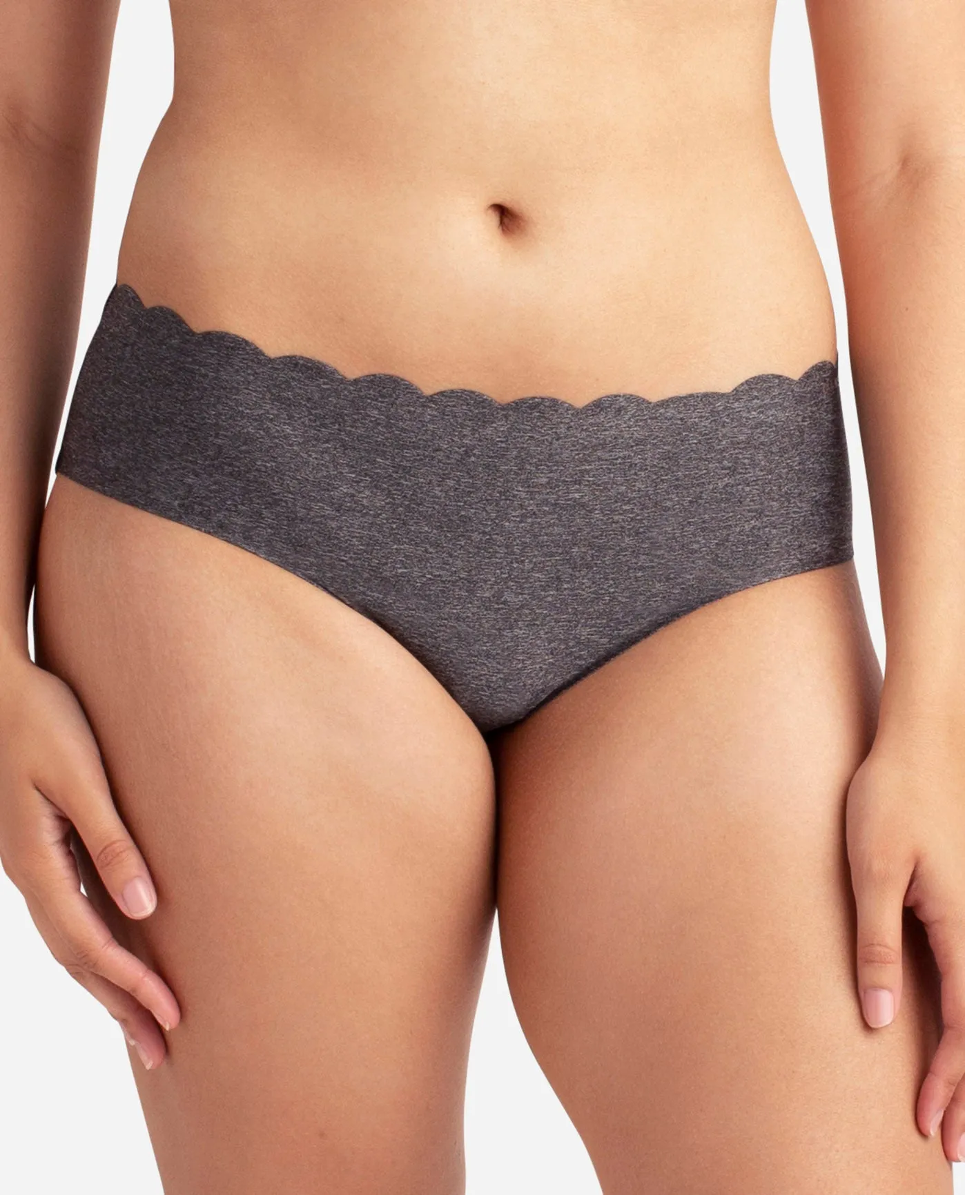 5-Pack Bonded Scallop Hipster Underwear