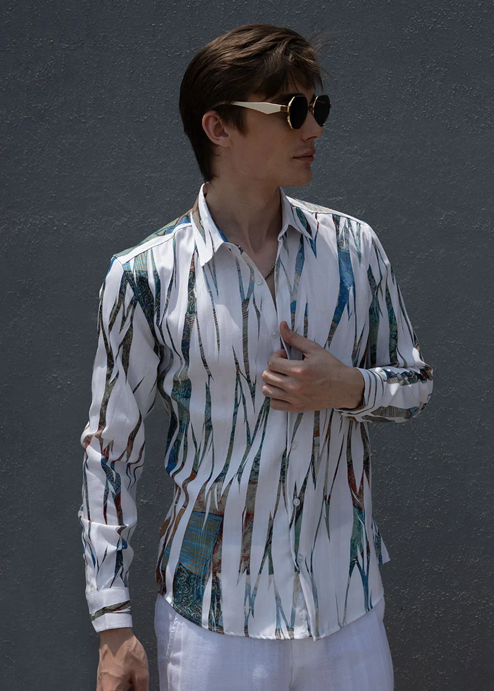 Abstract Brushstroke Shirt