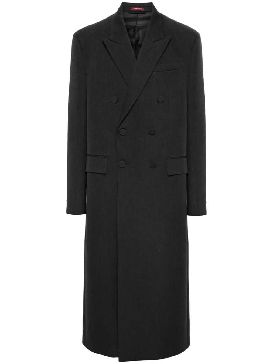 ANCORA EMBROIDERED WOOL COAT