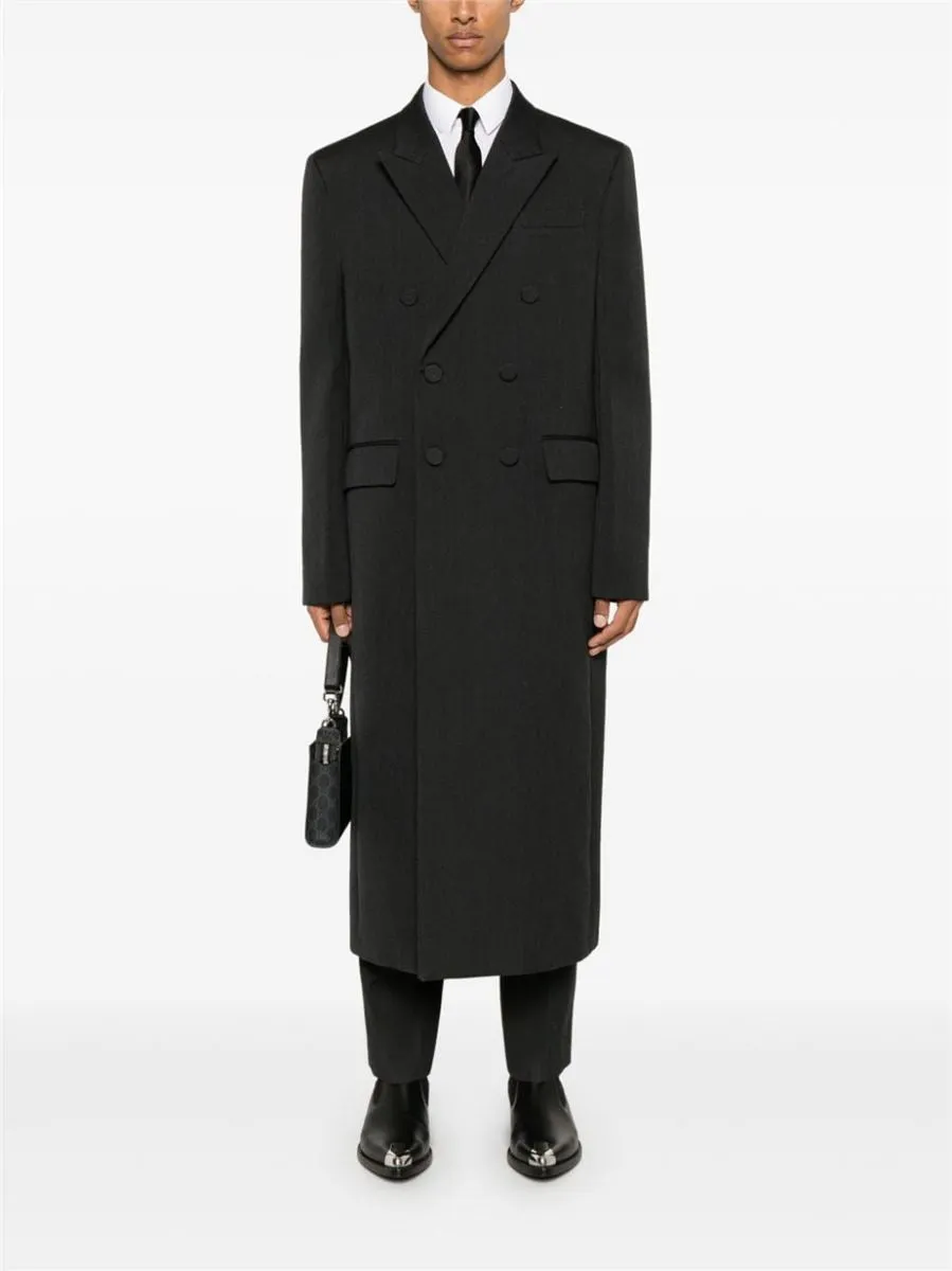 ANCORA EMBROIDERED WOOL COAT