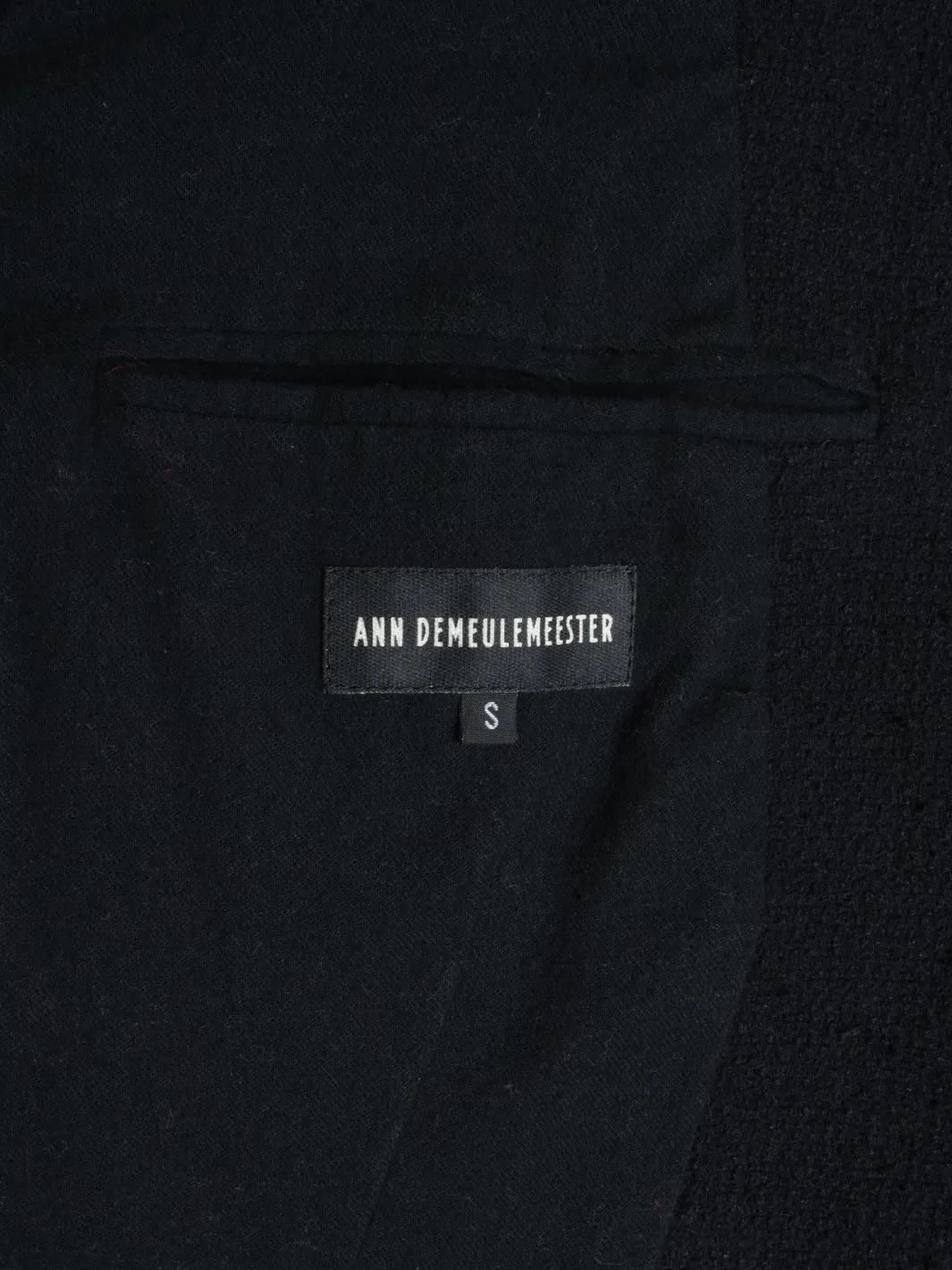 Ann Demeulemeester Wool Coat