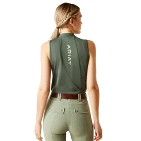 Ariat Ladies Hailey Sleeveless Baselayer Duck Green