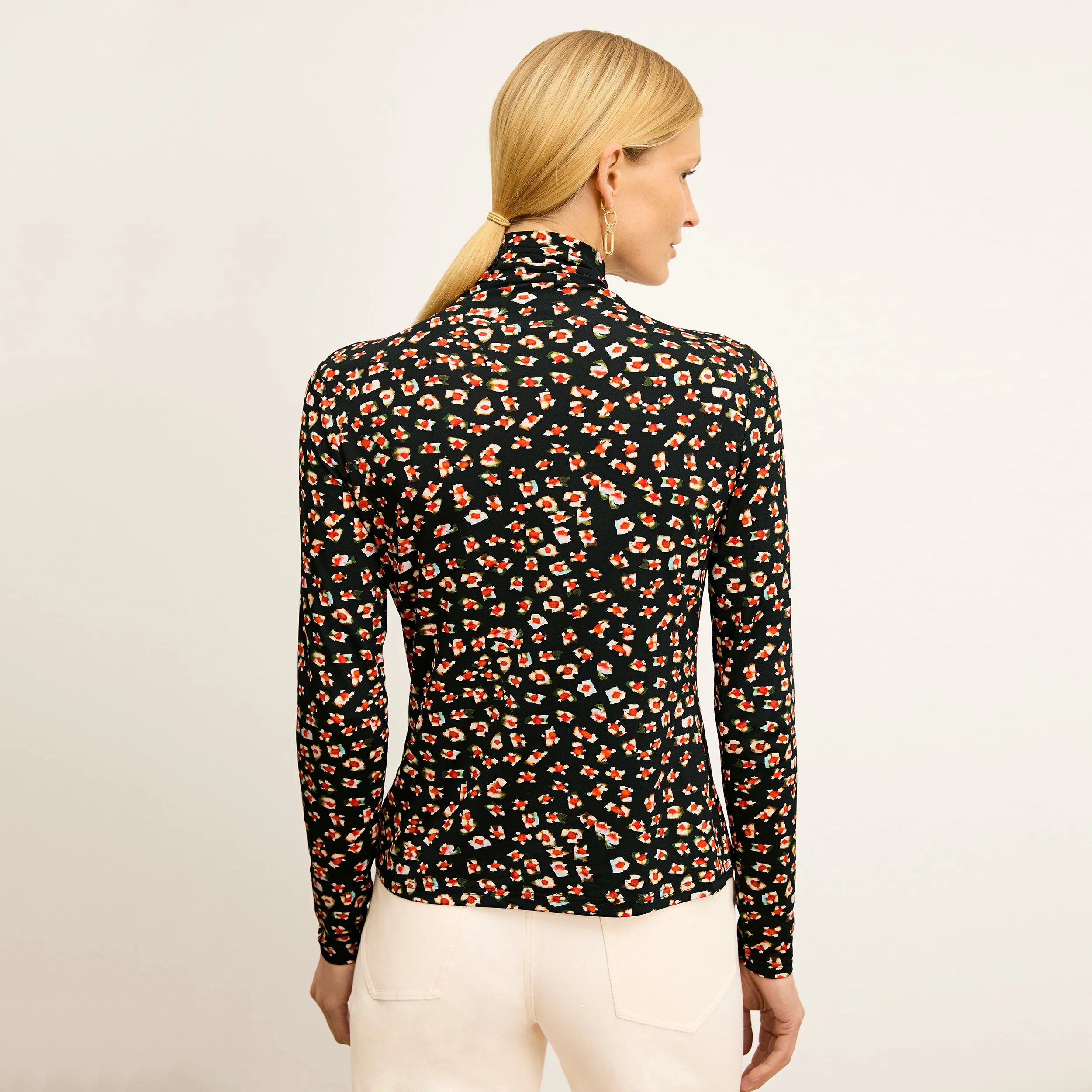 Axam Turtleneck - Printed Jersey  :: Kaleidoscope Print