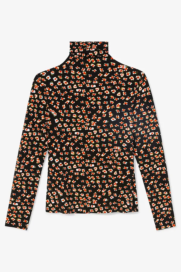 Axam Turtleneck - Printed Jersey  :: Kaleidoscope Print