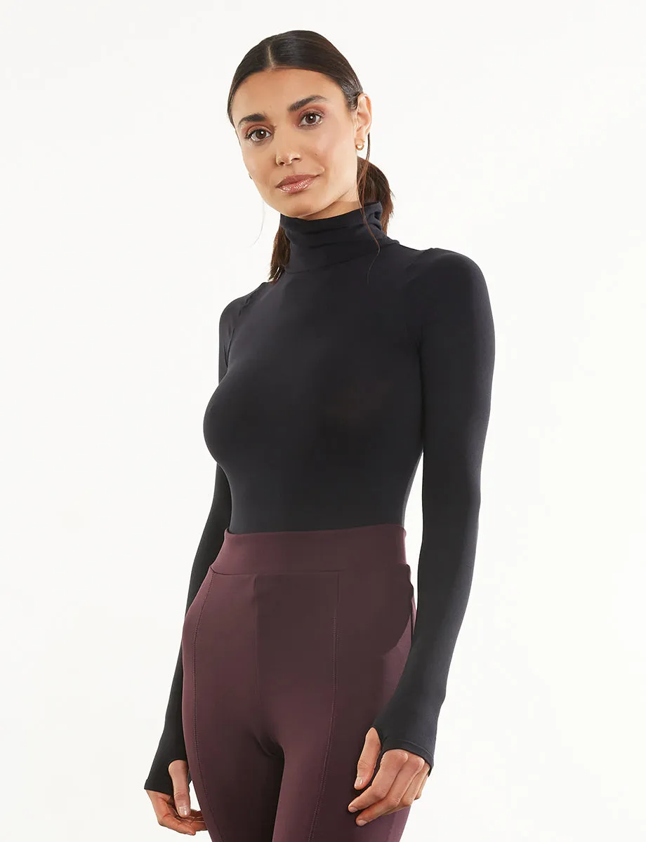 Ballet Long Sleeve Turtleneck Bodysuit