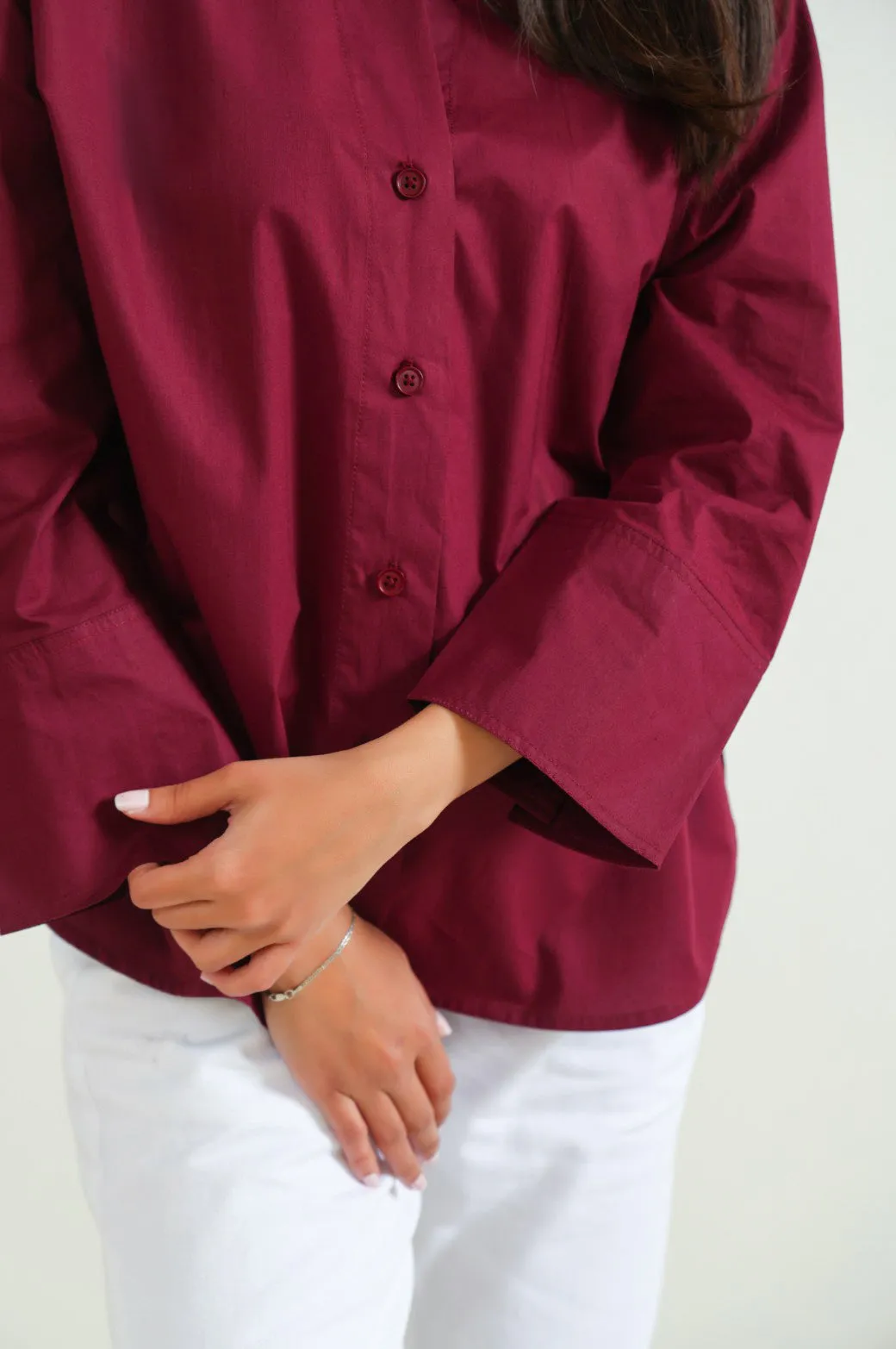 BASIC POPLIN SHIRT