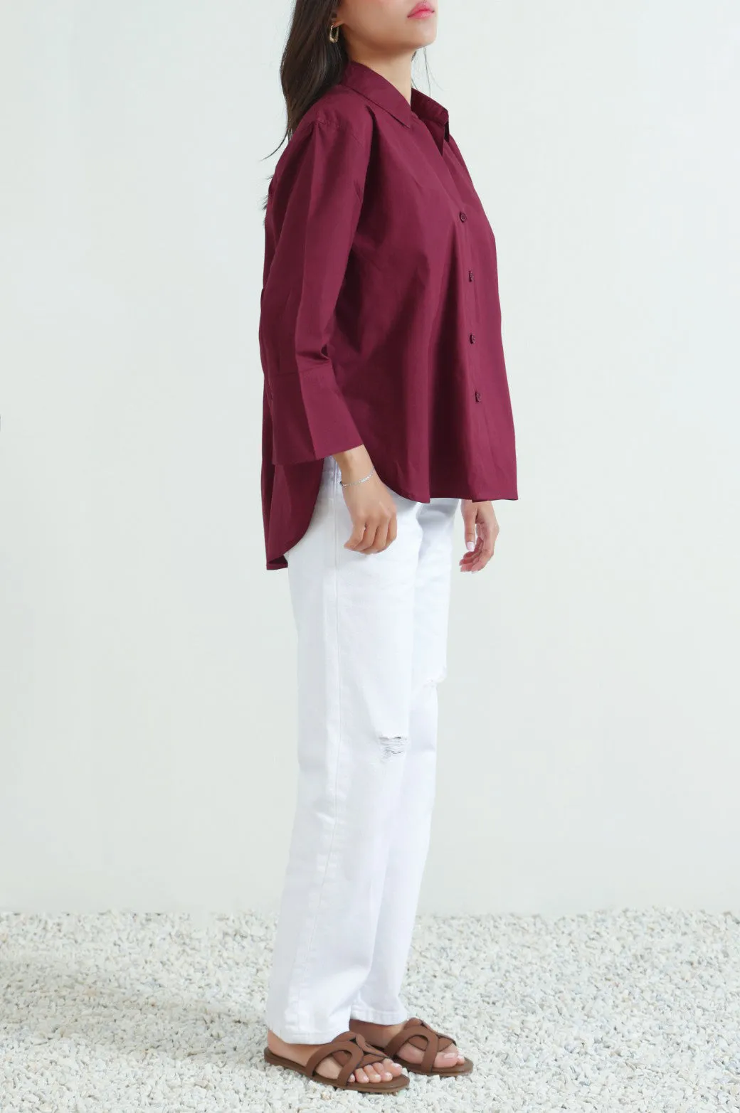 BASIC POPLIN SHIRT