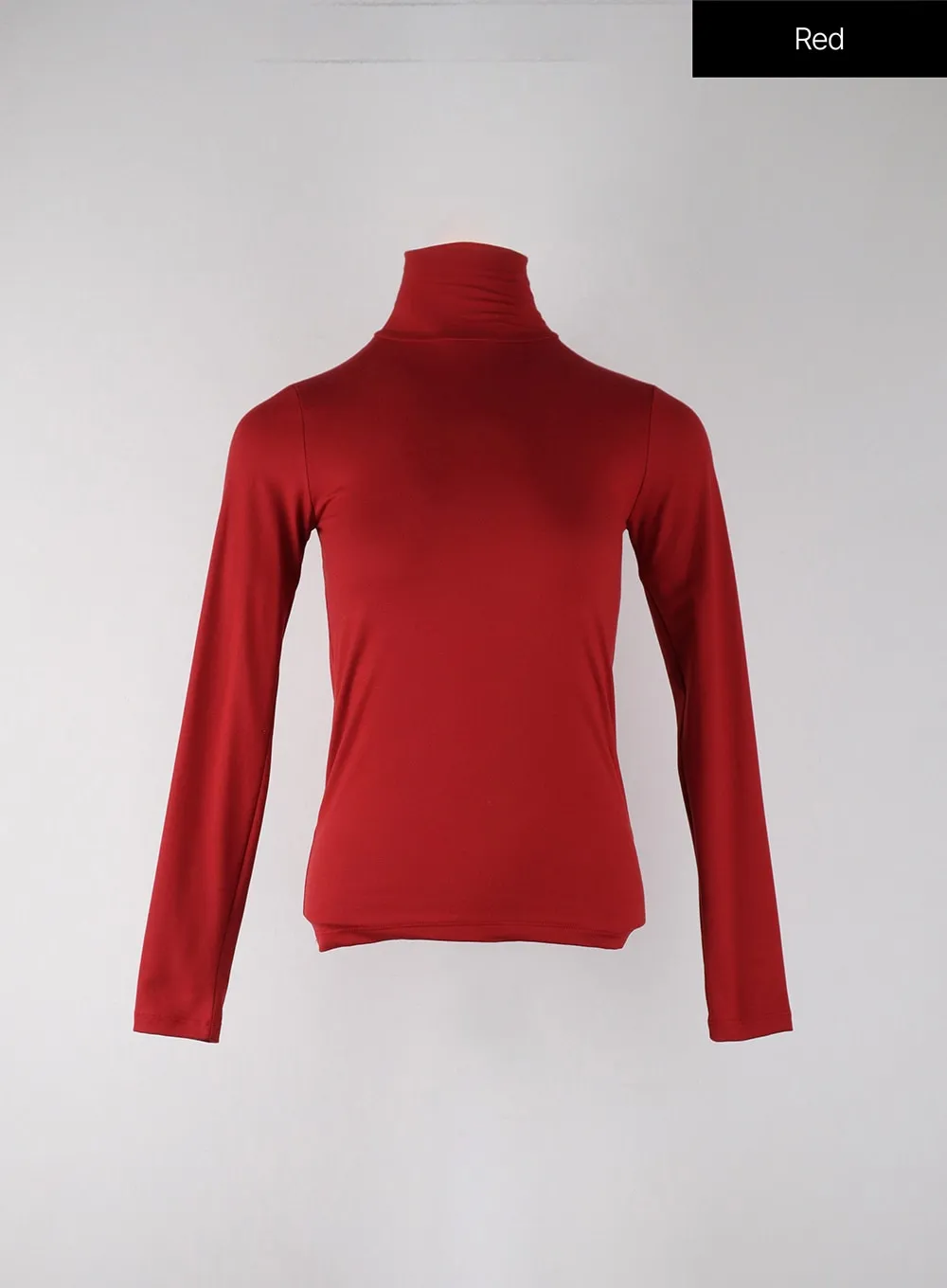 Basic Turtleneck Long Sleeve Top IJ403