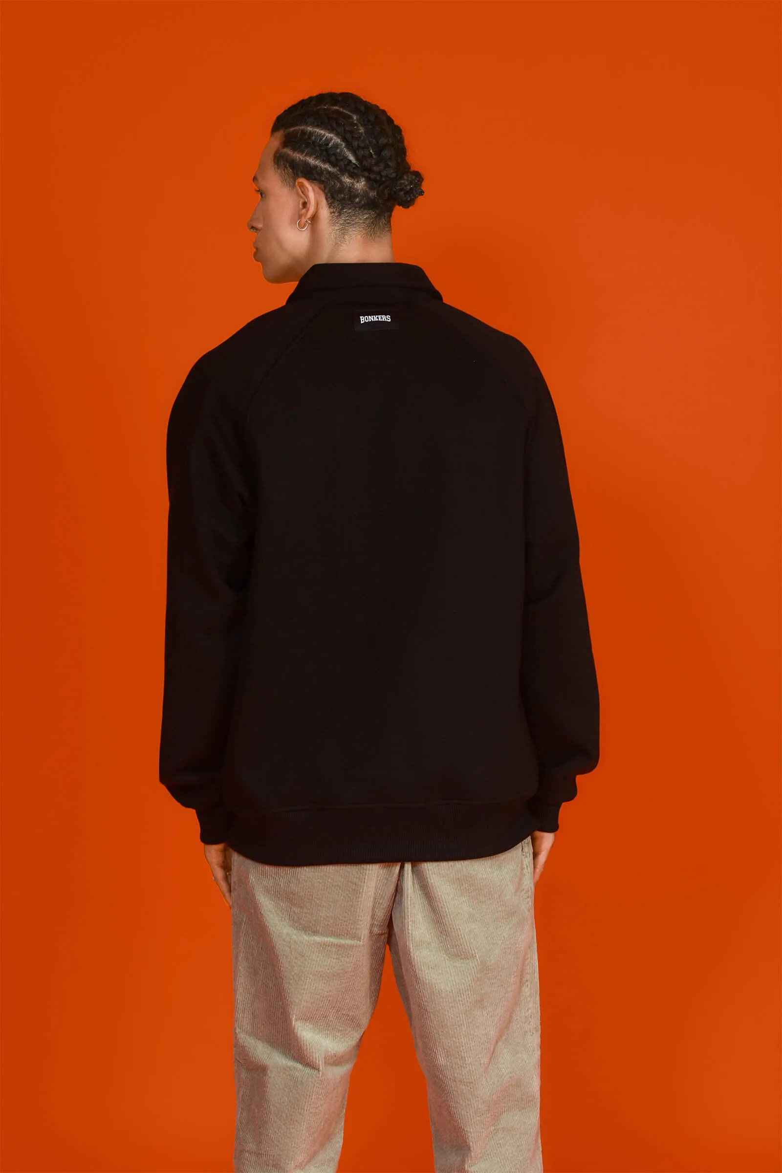 Black Polo Sweatshirt