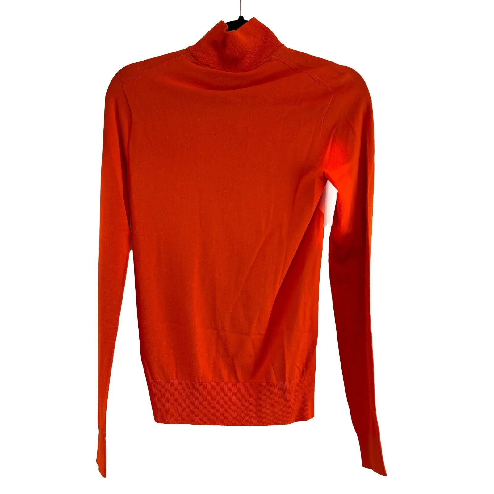 Bottega Veneta Pristine Technoskin Turtleneck Orange XS US 0