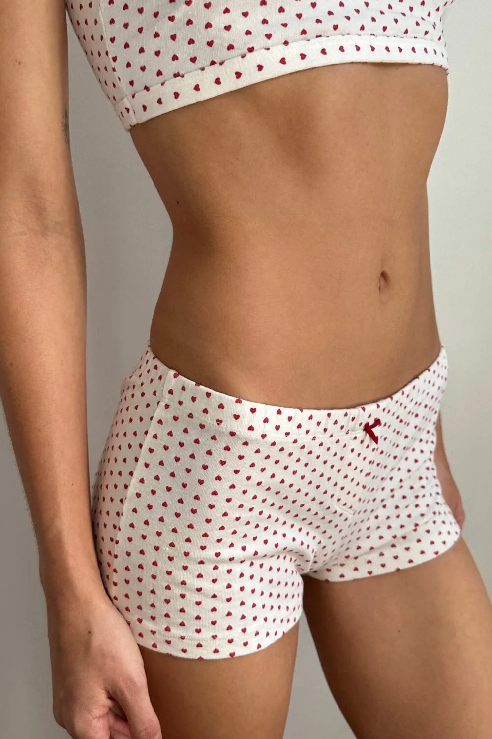 Bow Heart Boxer Underwear