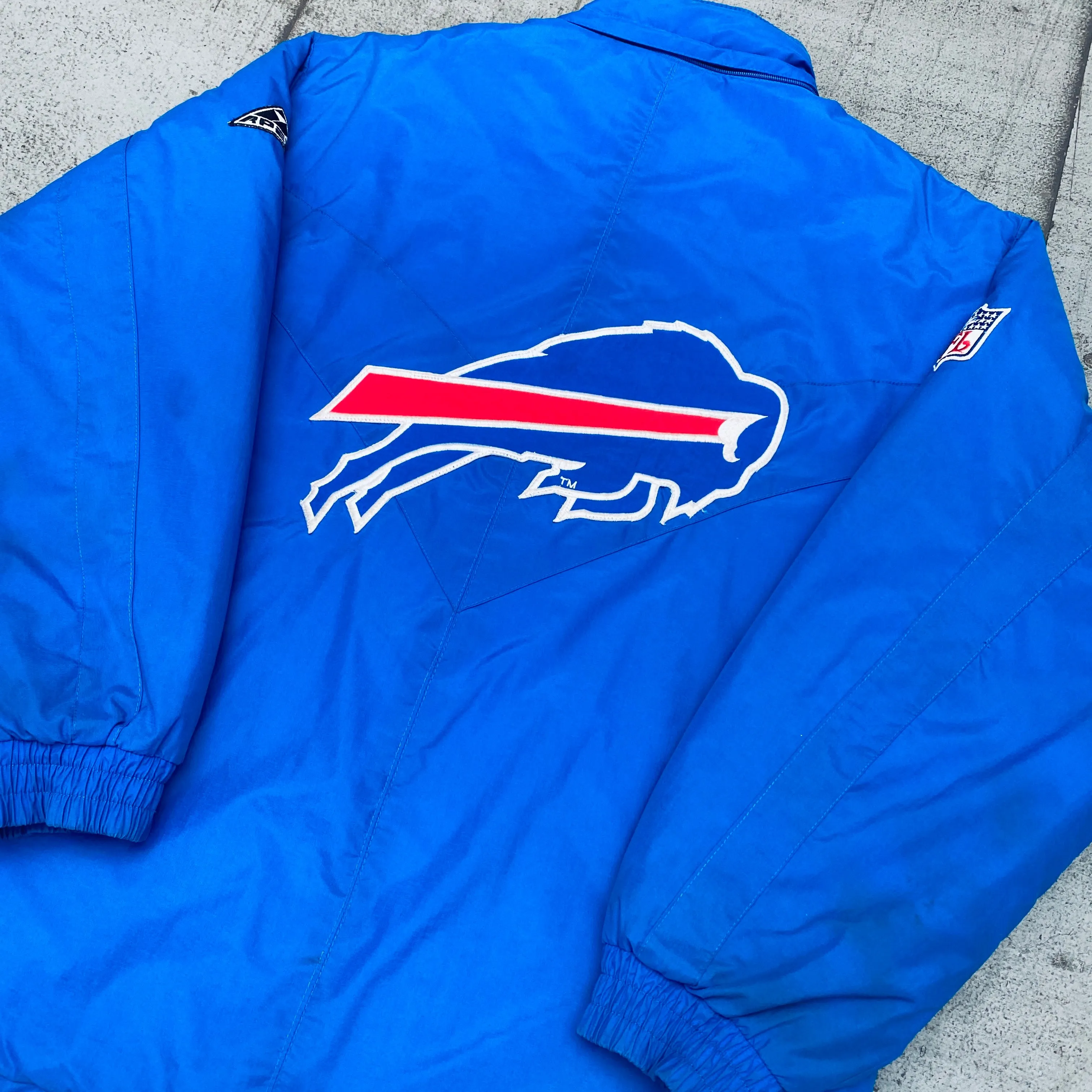 Buffalo Bills: 1990's Apex One Fullzip Proline Trench Coat (M)