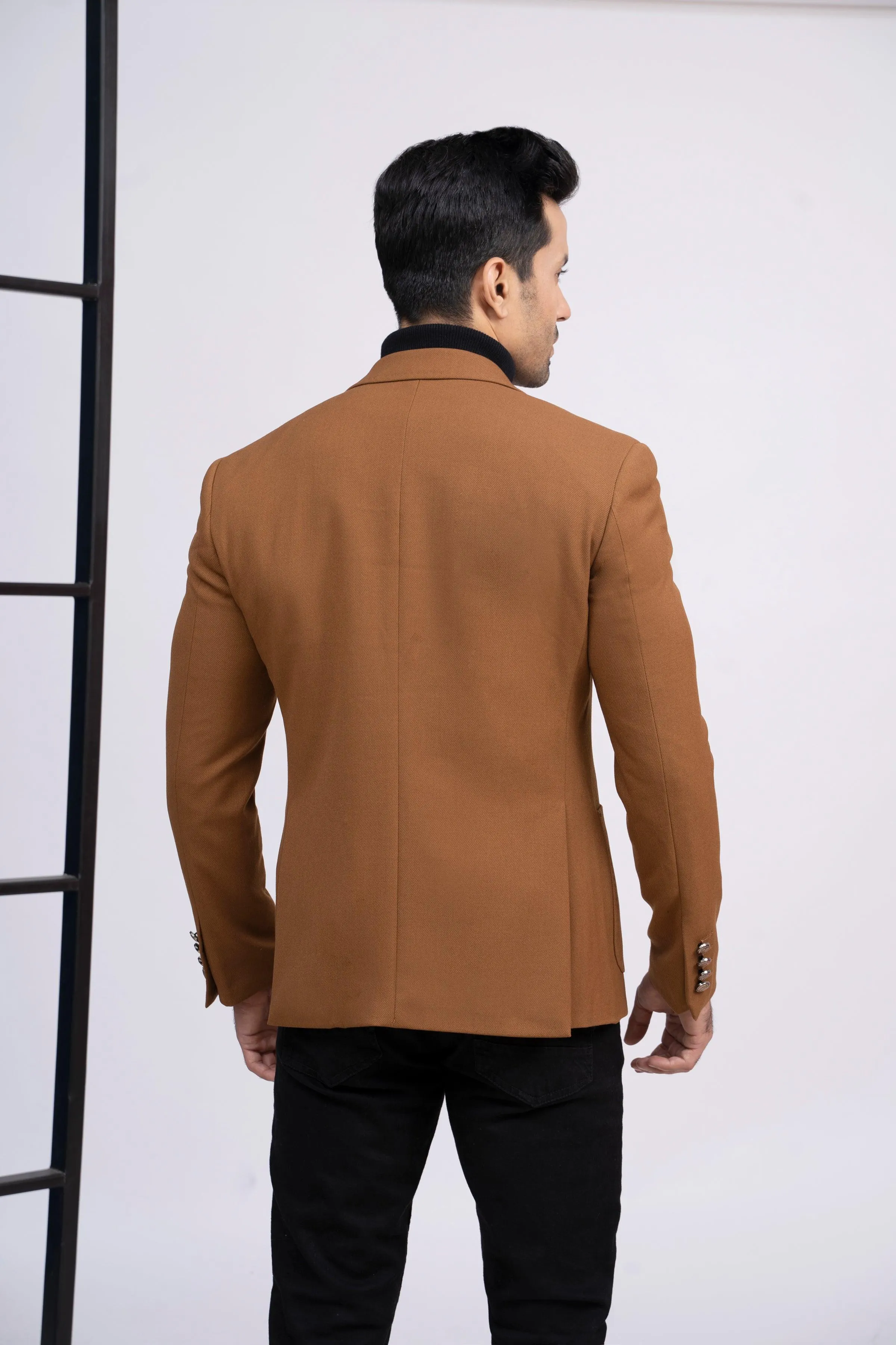 CASUAL COAT SLIM FIT CAMEL