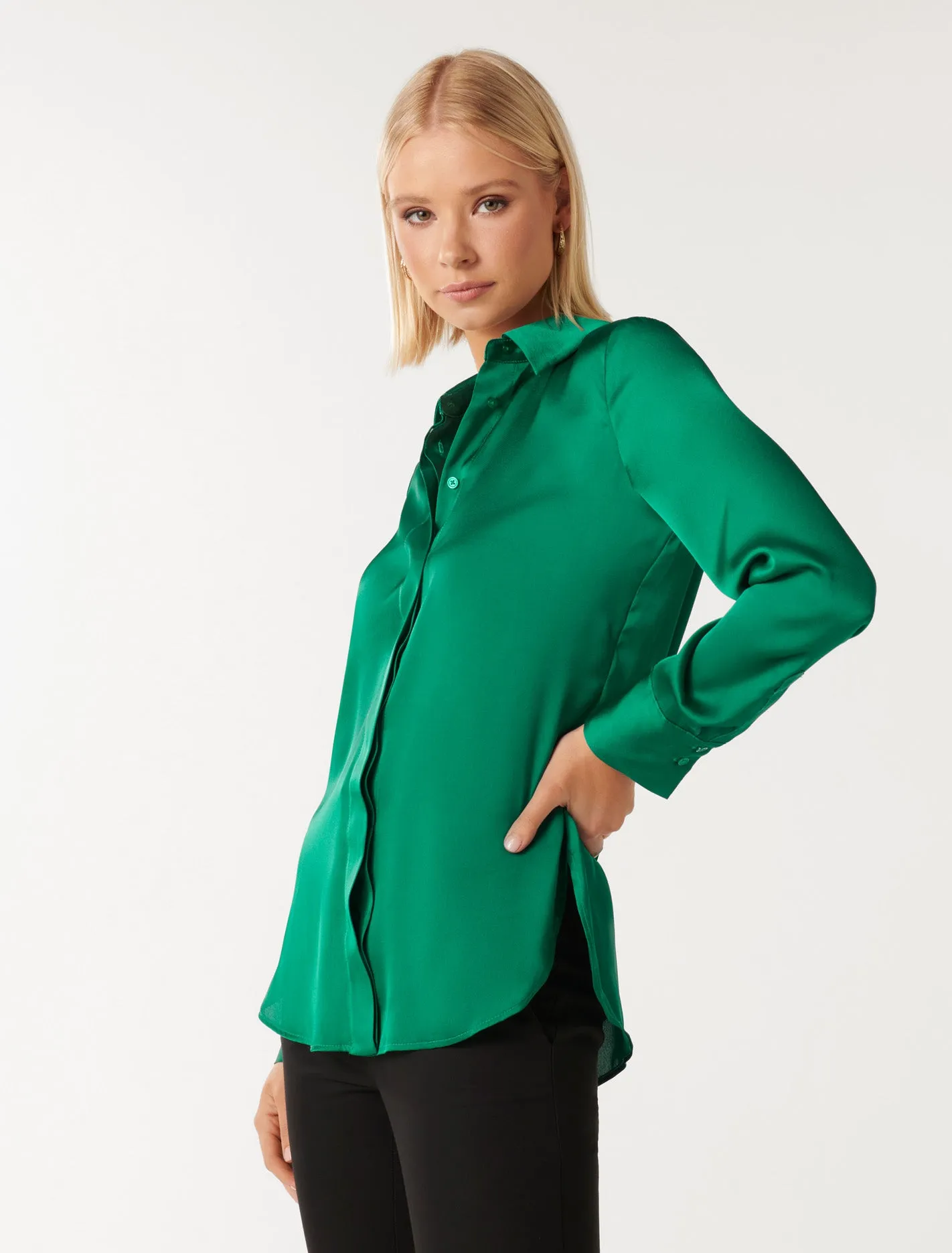 Celia Satin Shirt