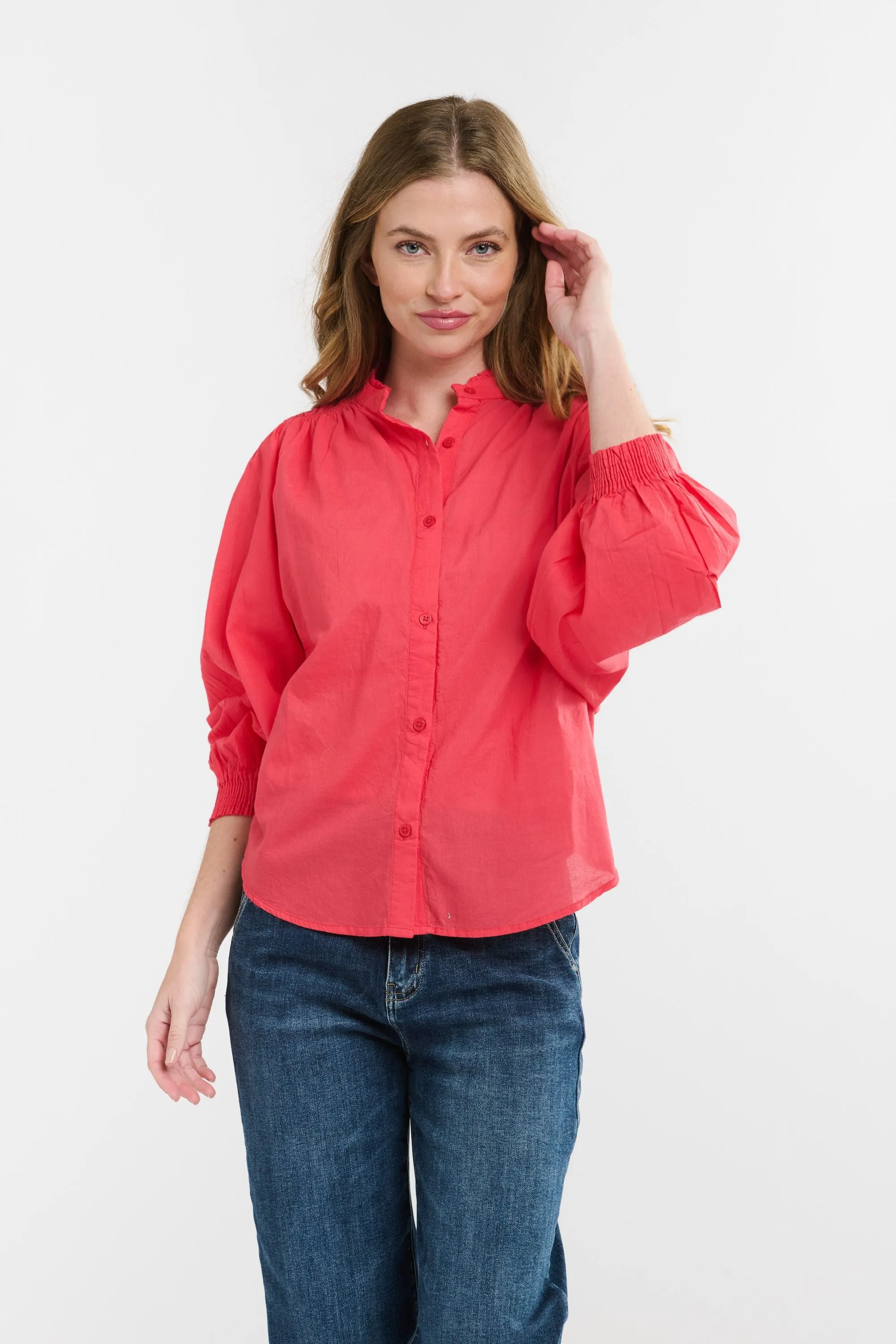 Clara Shirt - Red