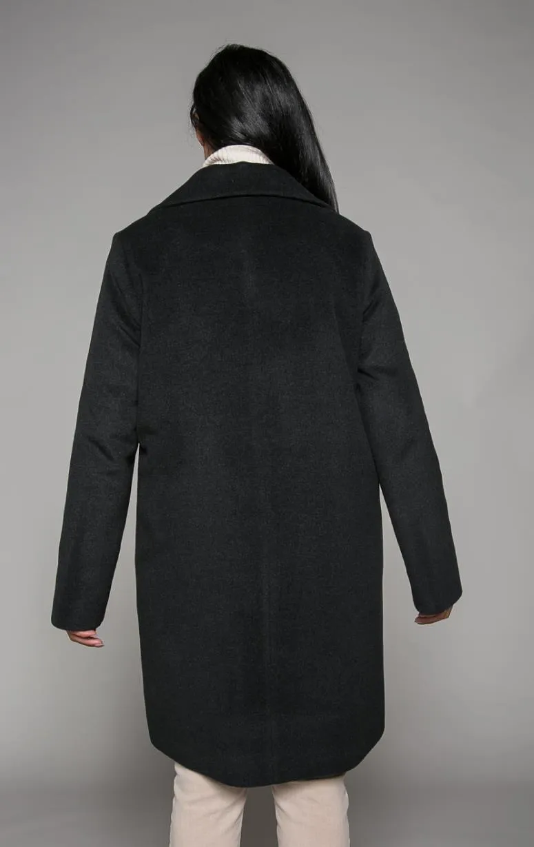 Classic Coat with Notch Collar