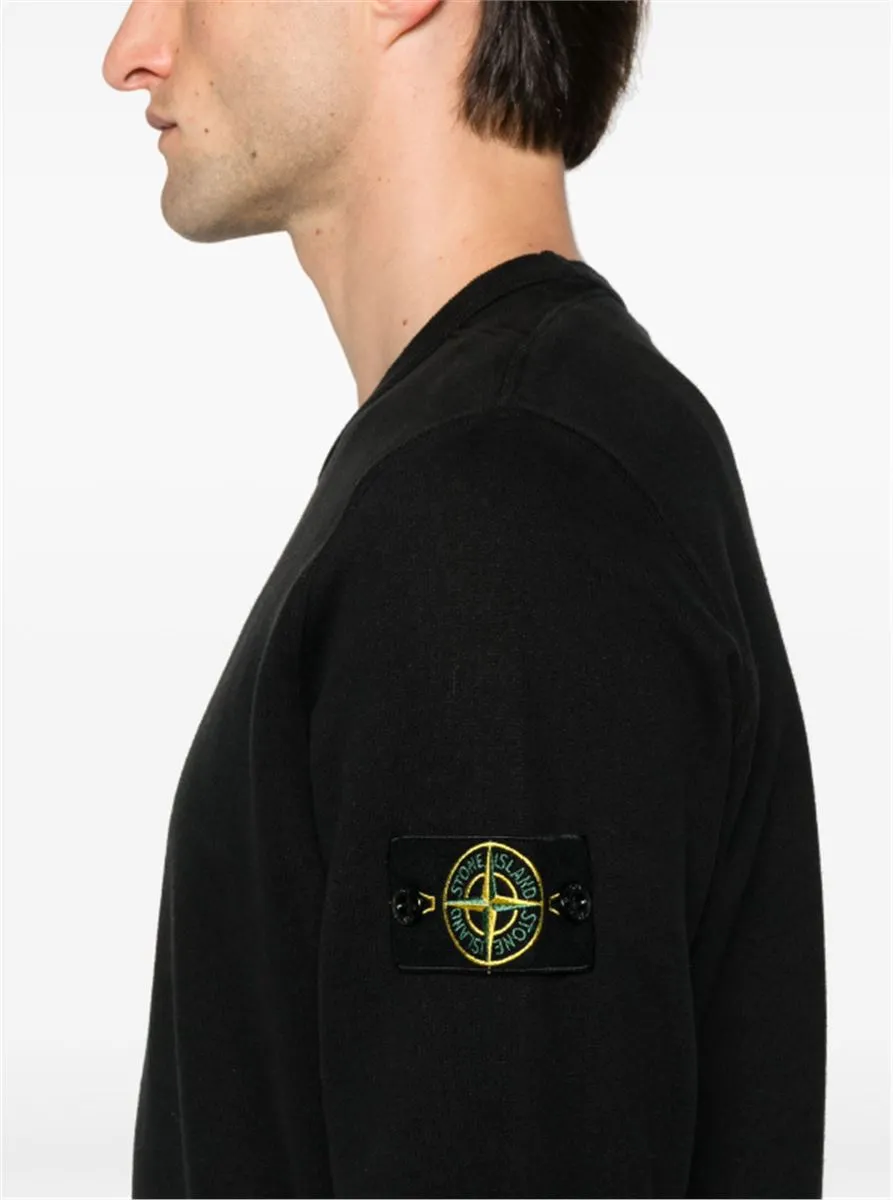 COMPASS-BADGE COTTON SWEATSHIRT