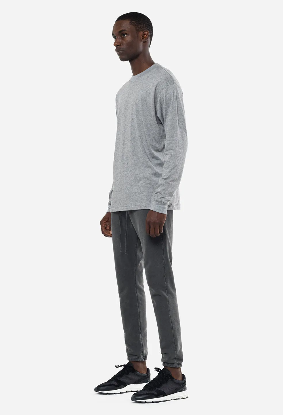 Cotton Cashmere Pullover / Grey