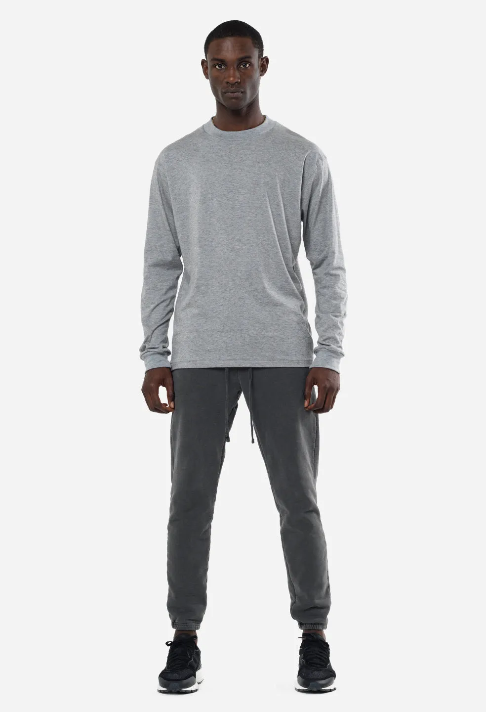 Cotton Cashmere Pullover / Grey