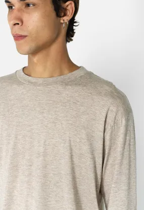 Cotton Cashmere Pullover / Tan