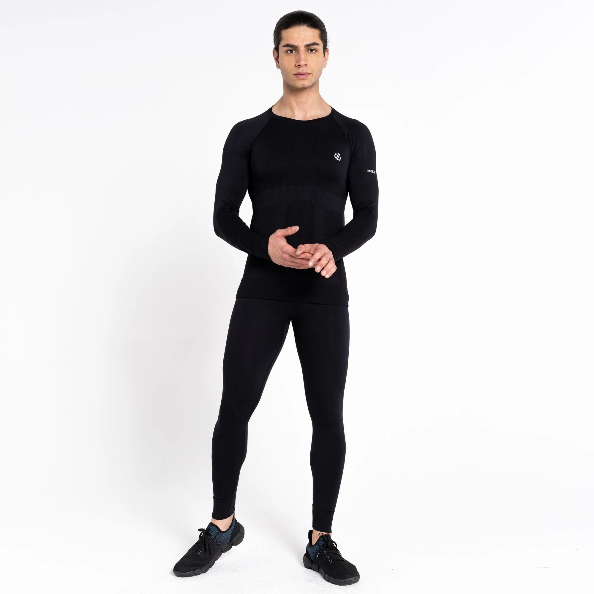 Dare2b Mens In The Zone Baselayer Set -BLACK