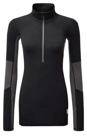 Darkhorse 185 Zoned 1/4 Zip Baselayer - Black/Ash