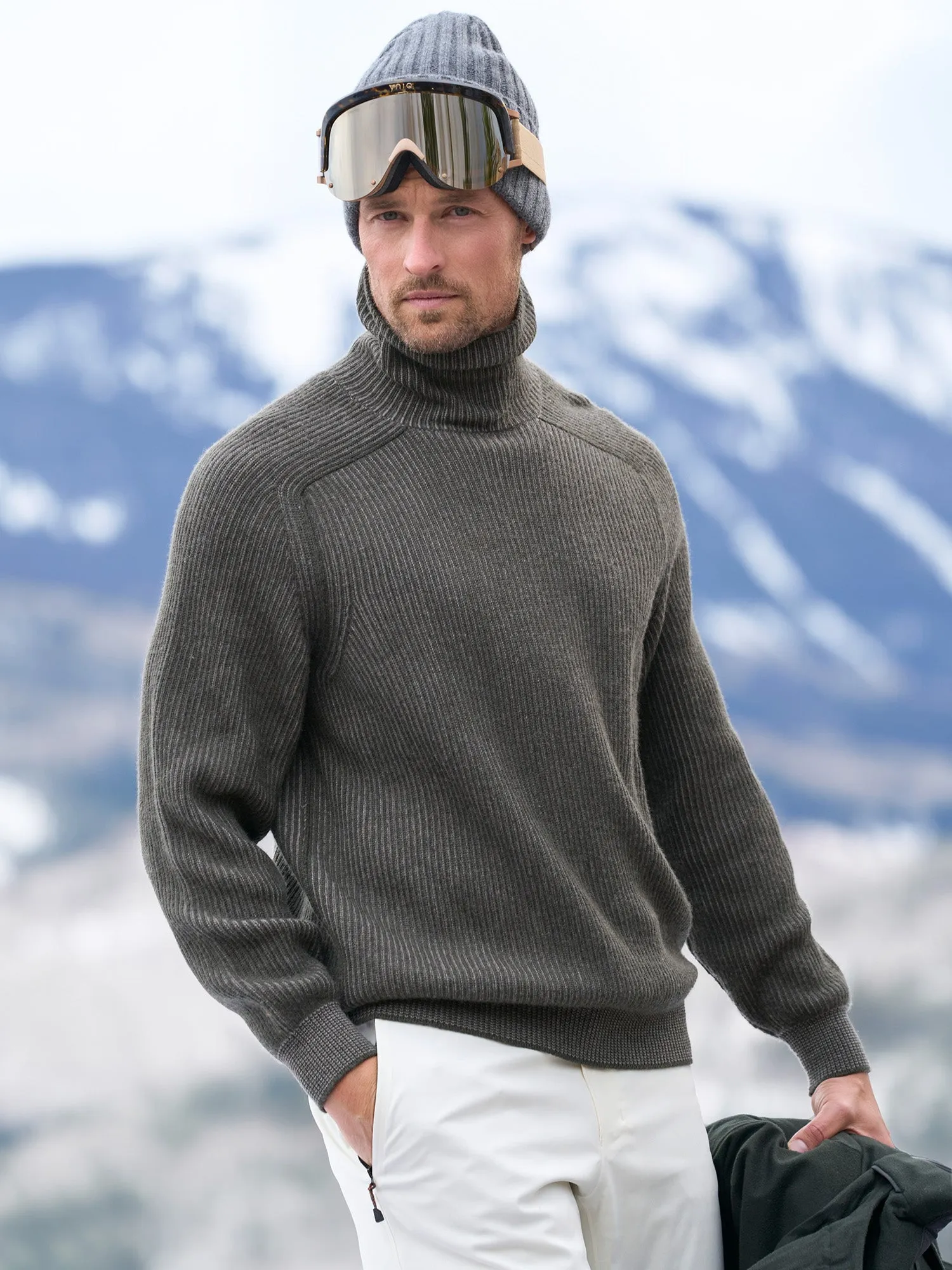 Dinghy Cashmere Turtleneck Ski Sweater