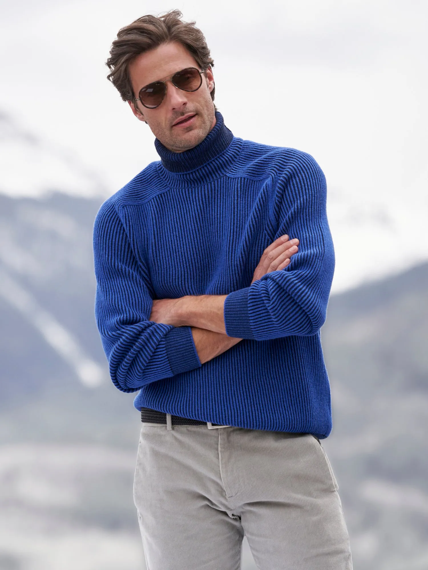 Dinghy Cashmere Turtleneck Ski Sweater