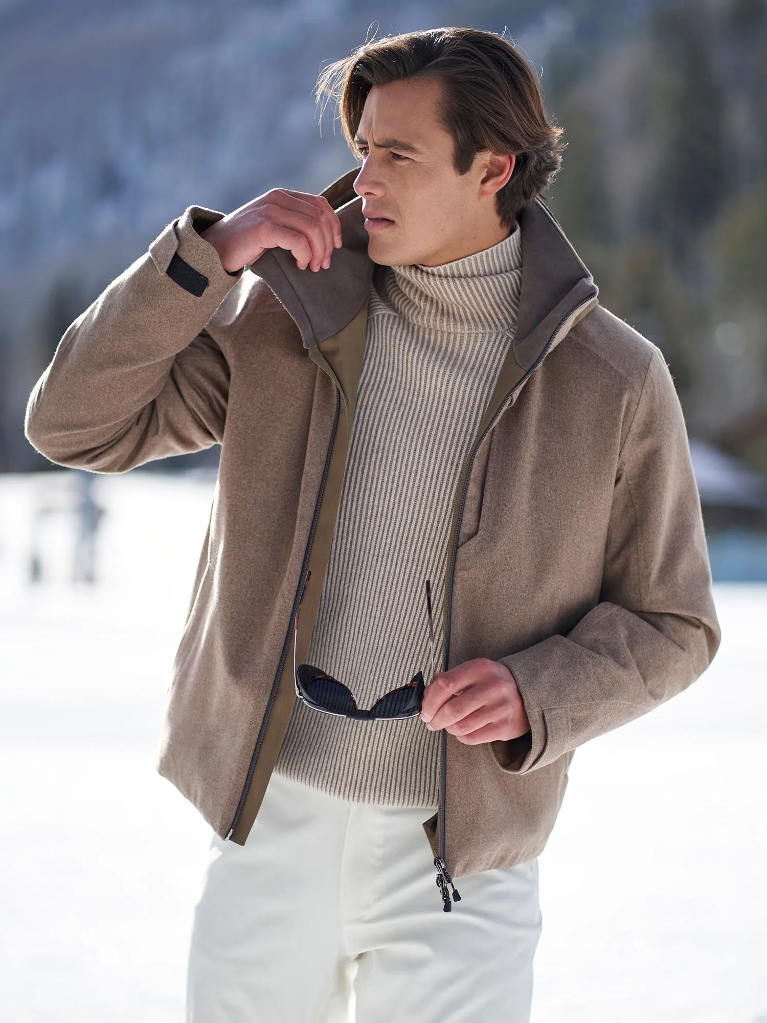 Dinghy Cashmere Turtleneck Ski Sweater