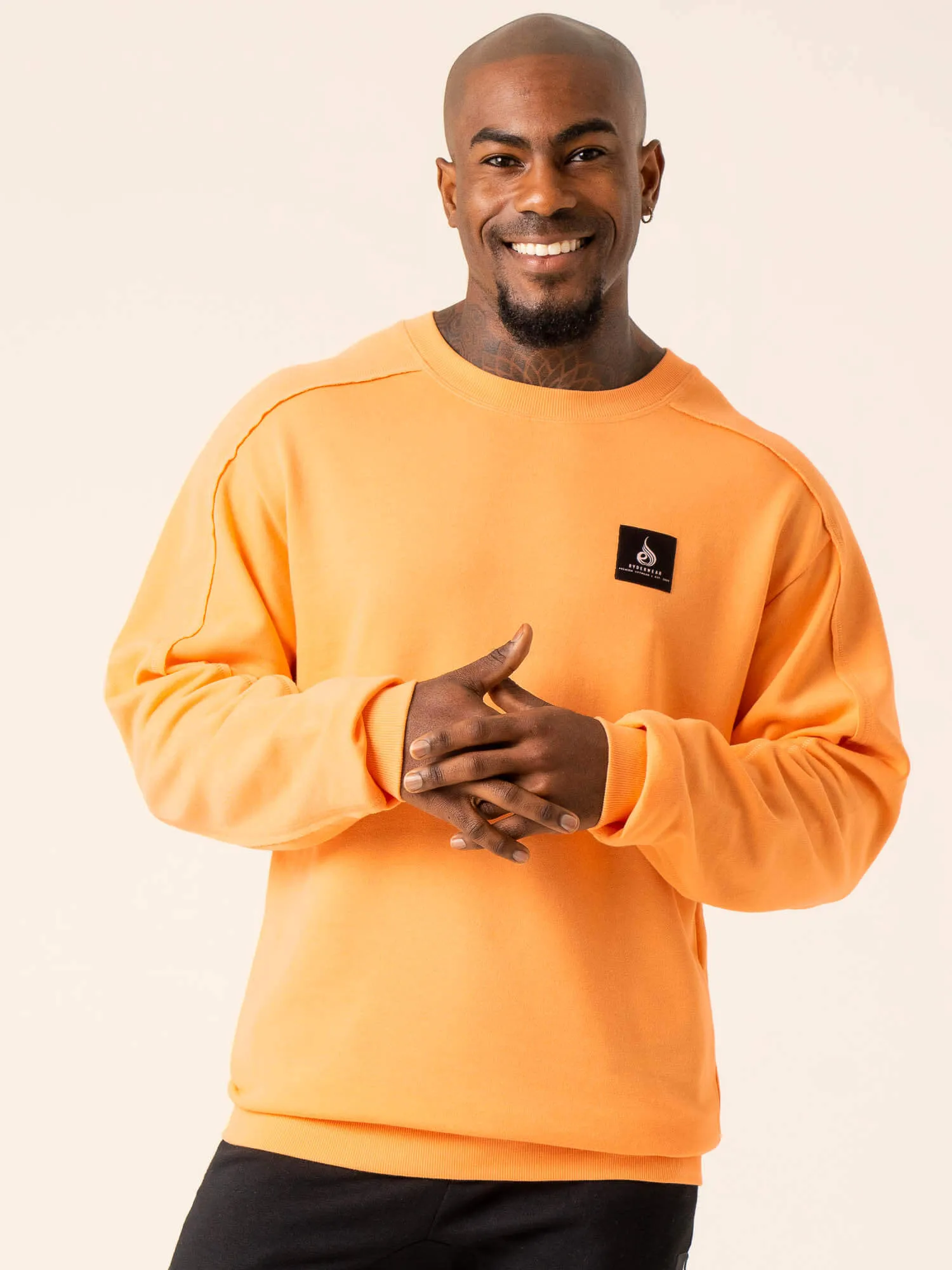 Dynamic Pullover Jumper - Orange Sherbet