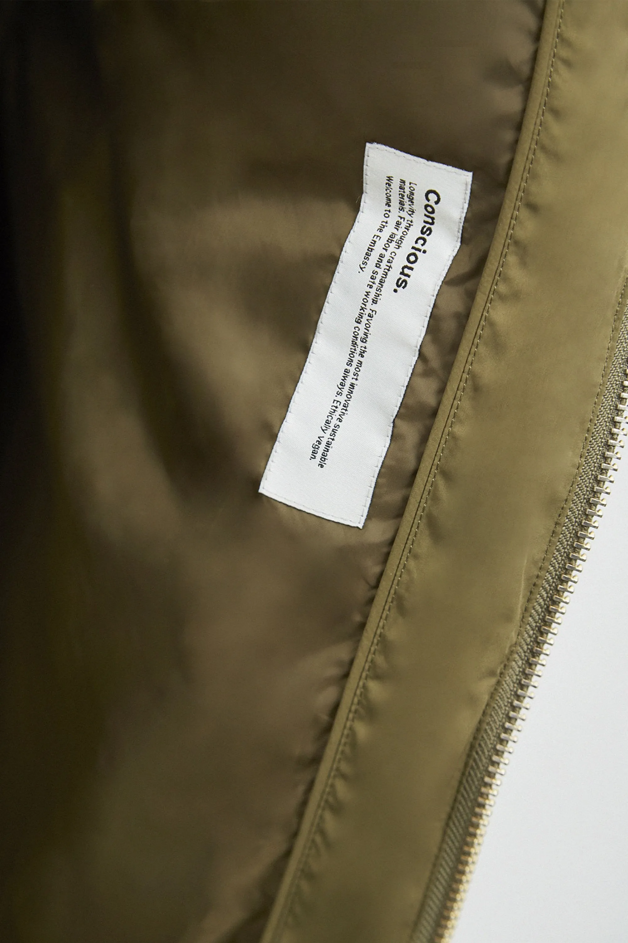 elphin down coat olive