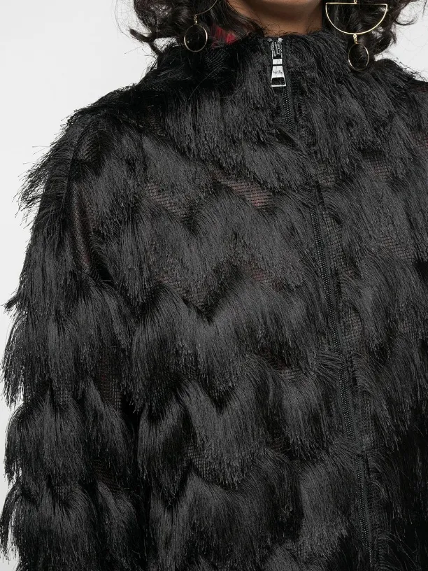 FRINGED COAT