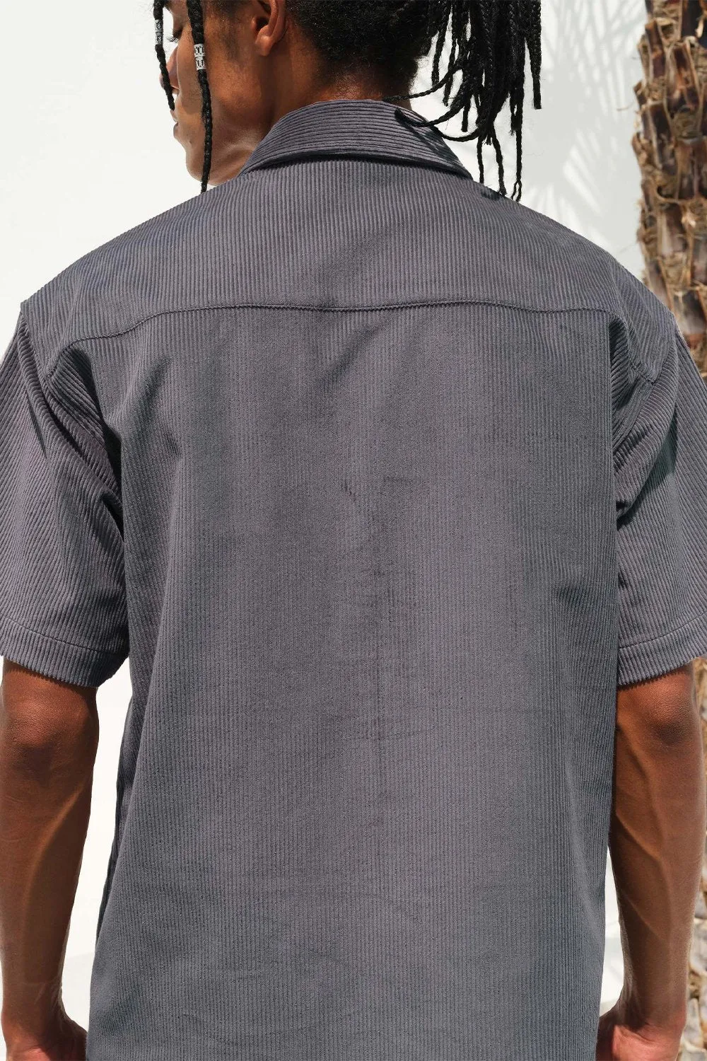 Grey Corduroy Shirt