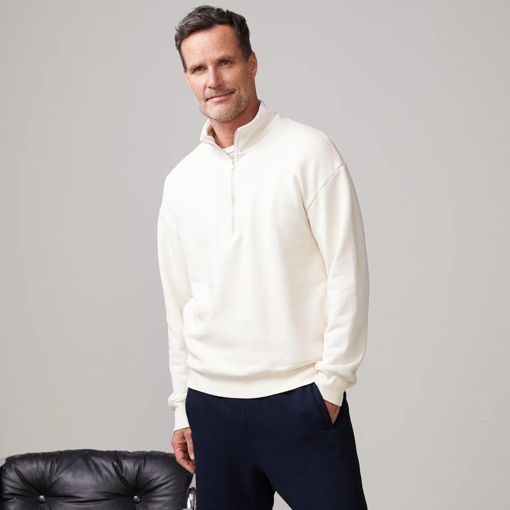 Half Zip Sweatshirt