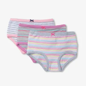 Hatley Hipster Underwear 3pk - Vibrant Stripes