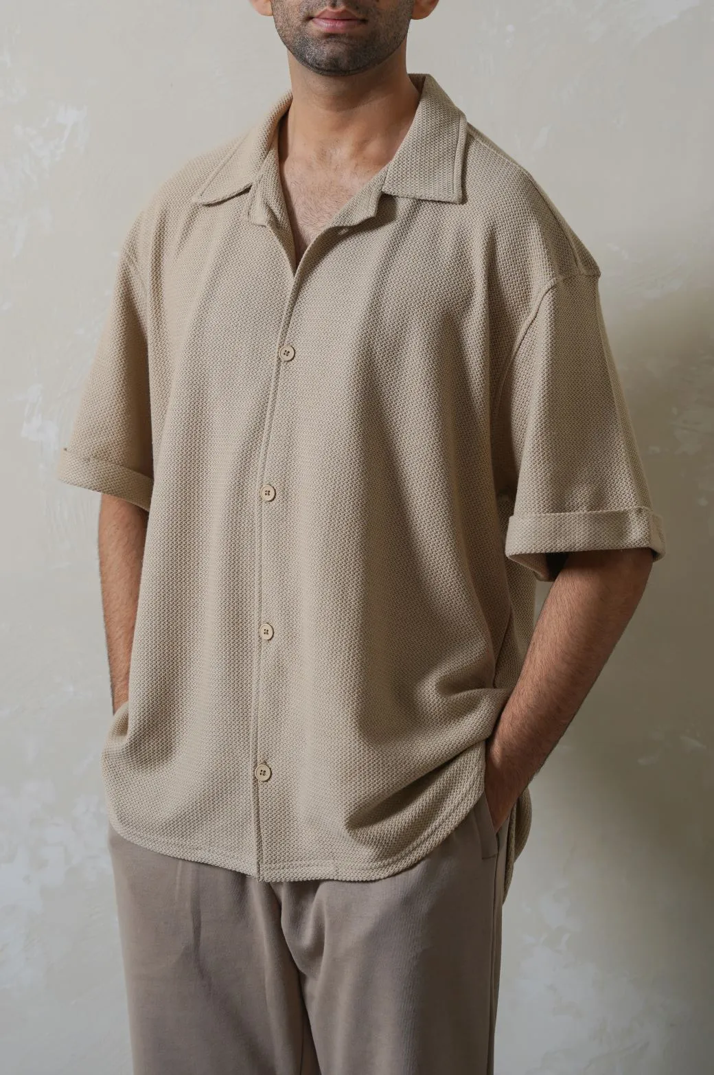 JACQUARD SAFARI SHIRT