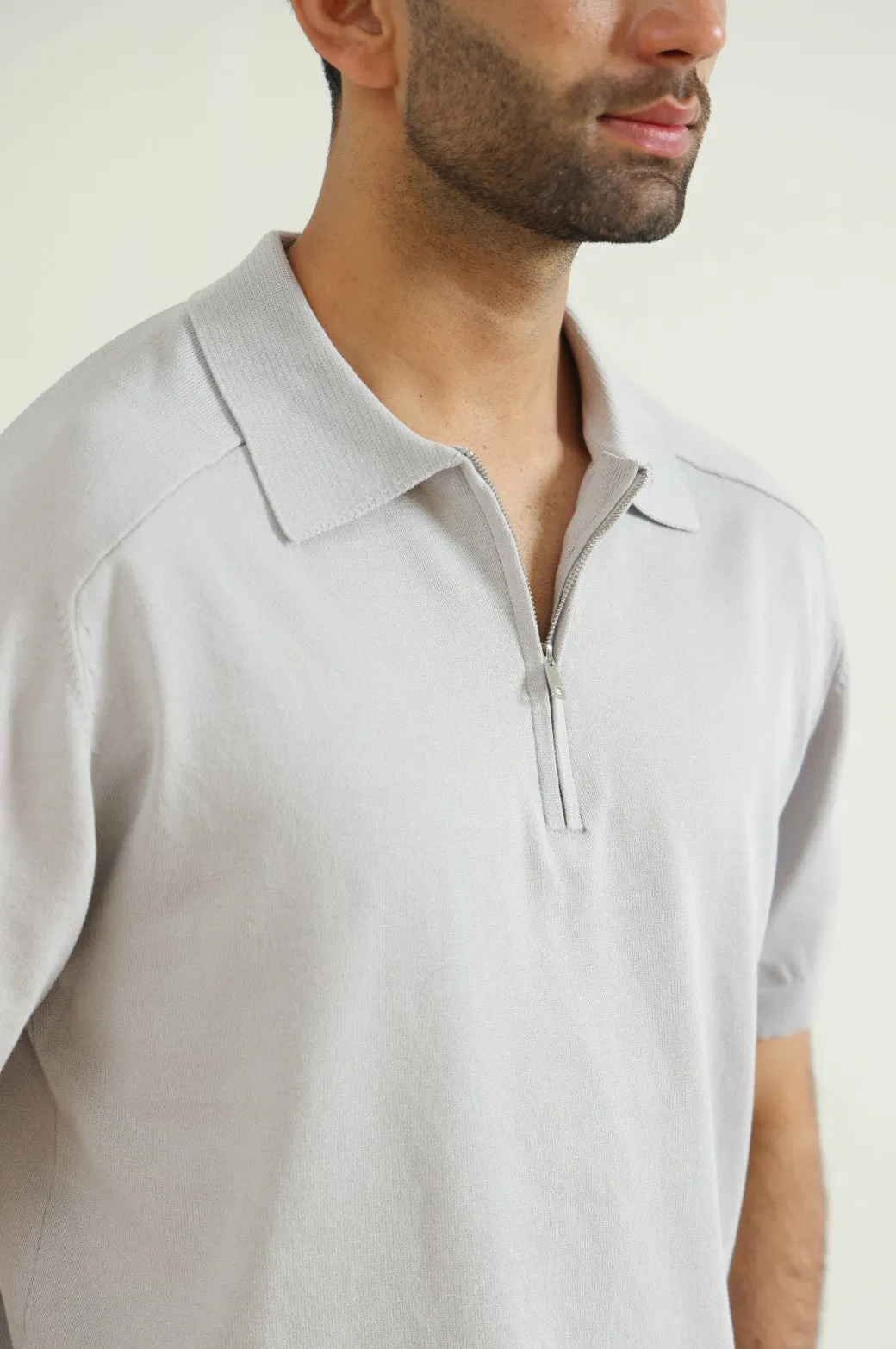 KNIT POLO SHIRT