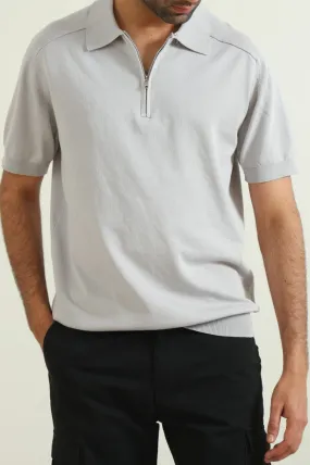 KNIT POLO SHIRT