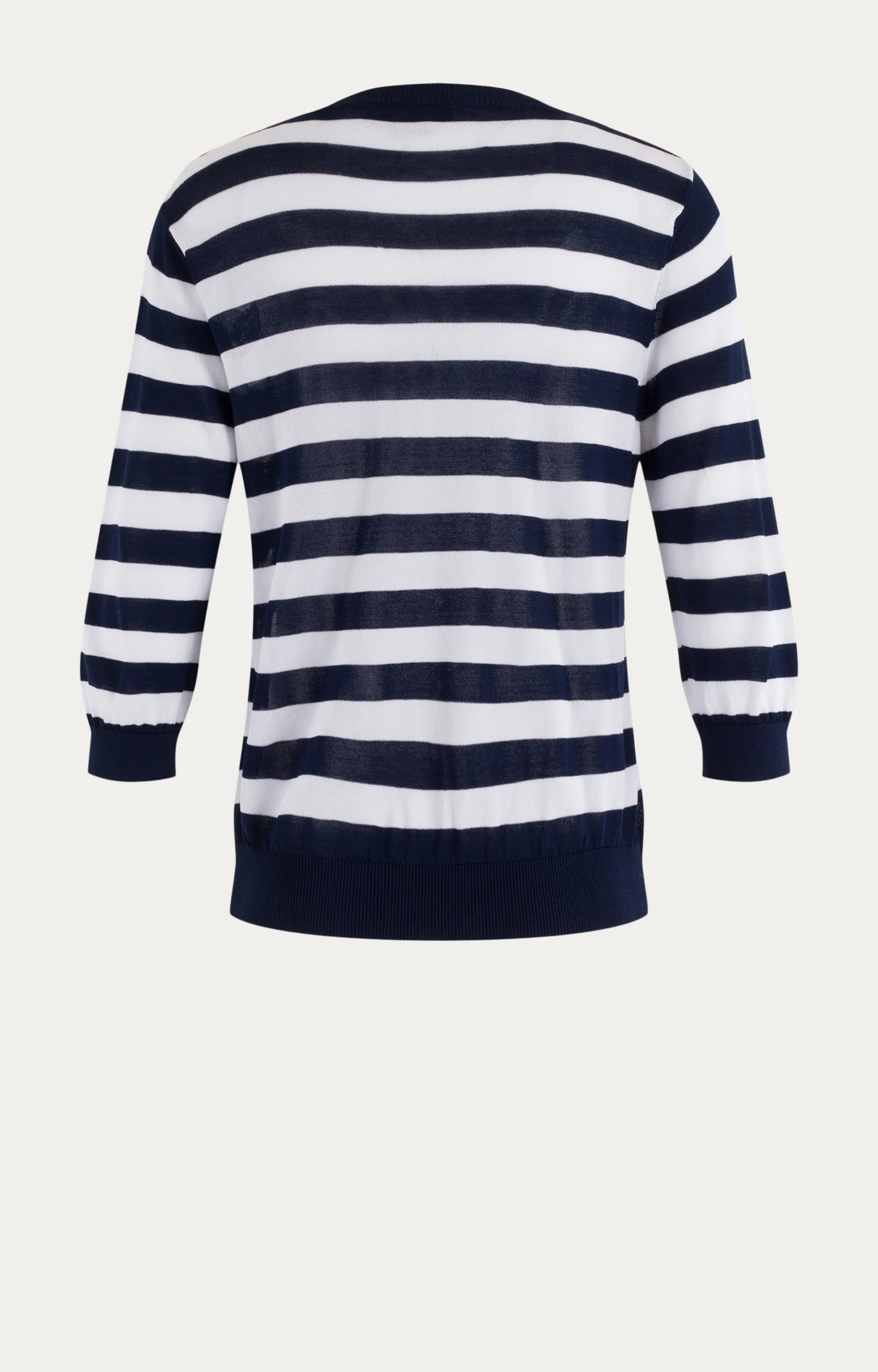 Lauretta Pullover | navy stripe