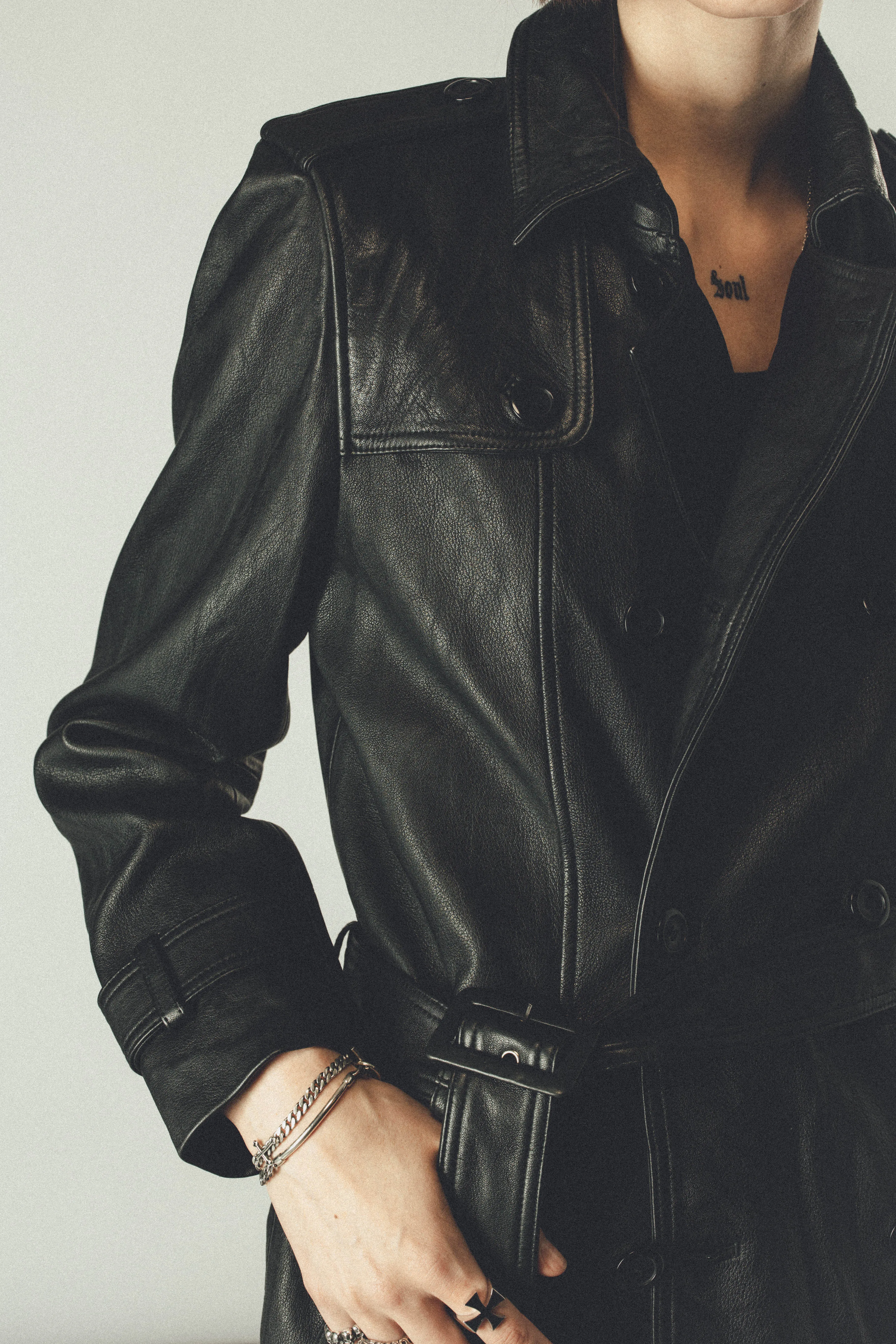 Leather Trench