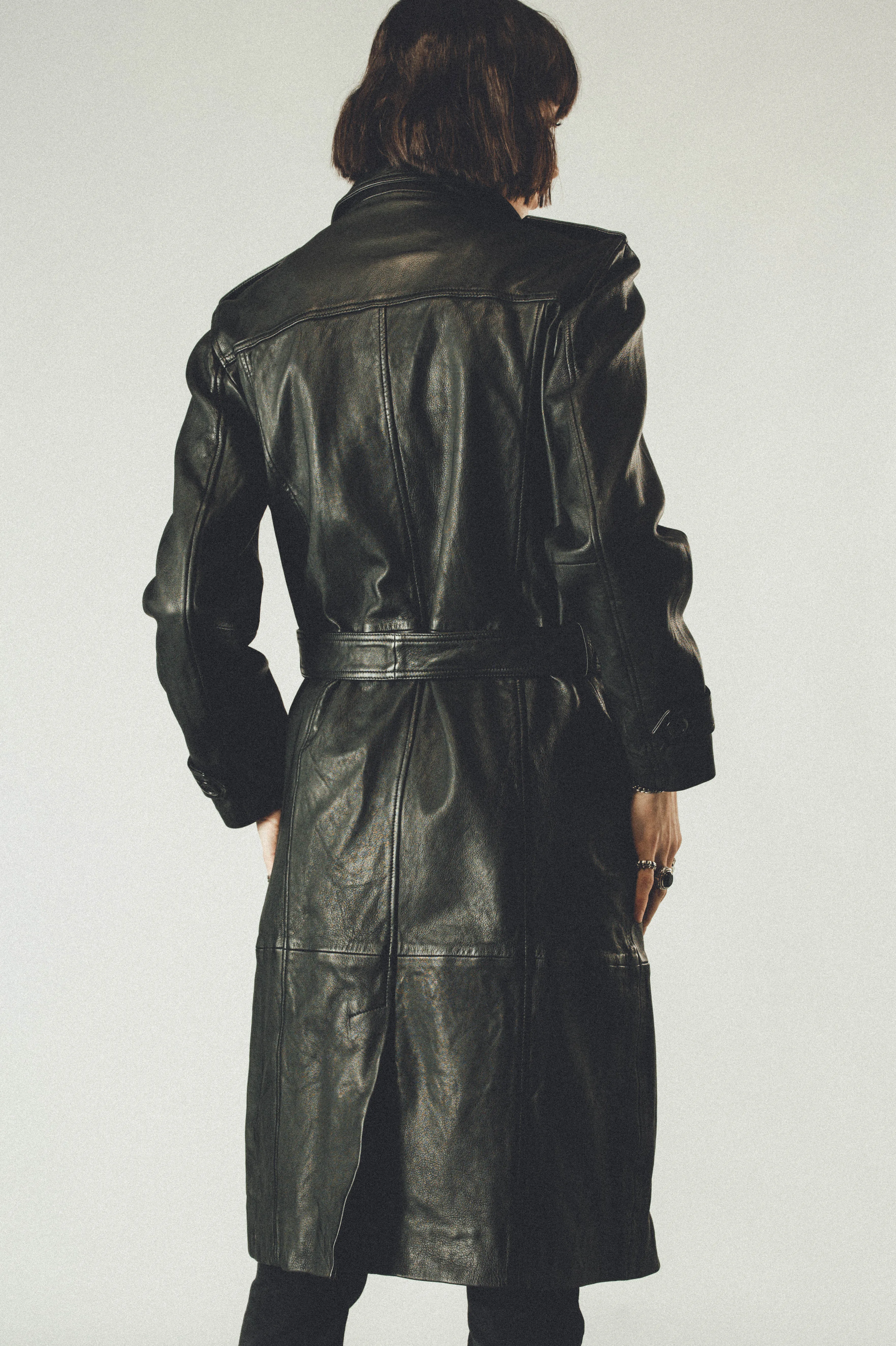 Leather Trench