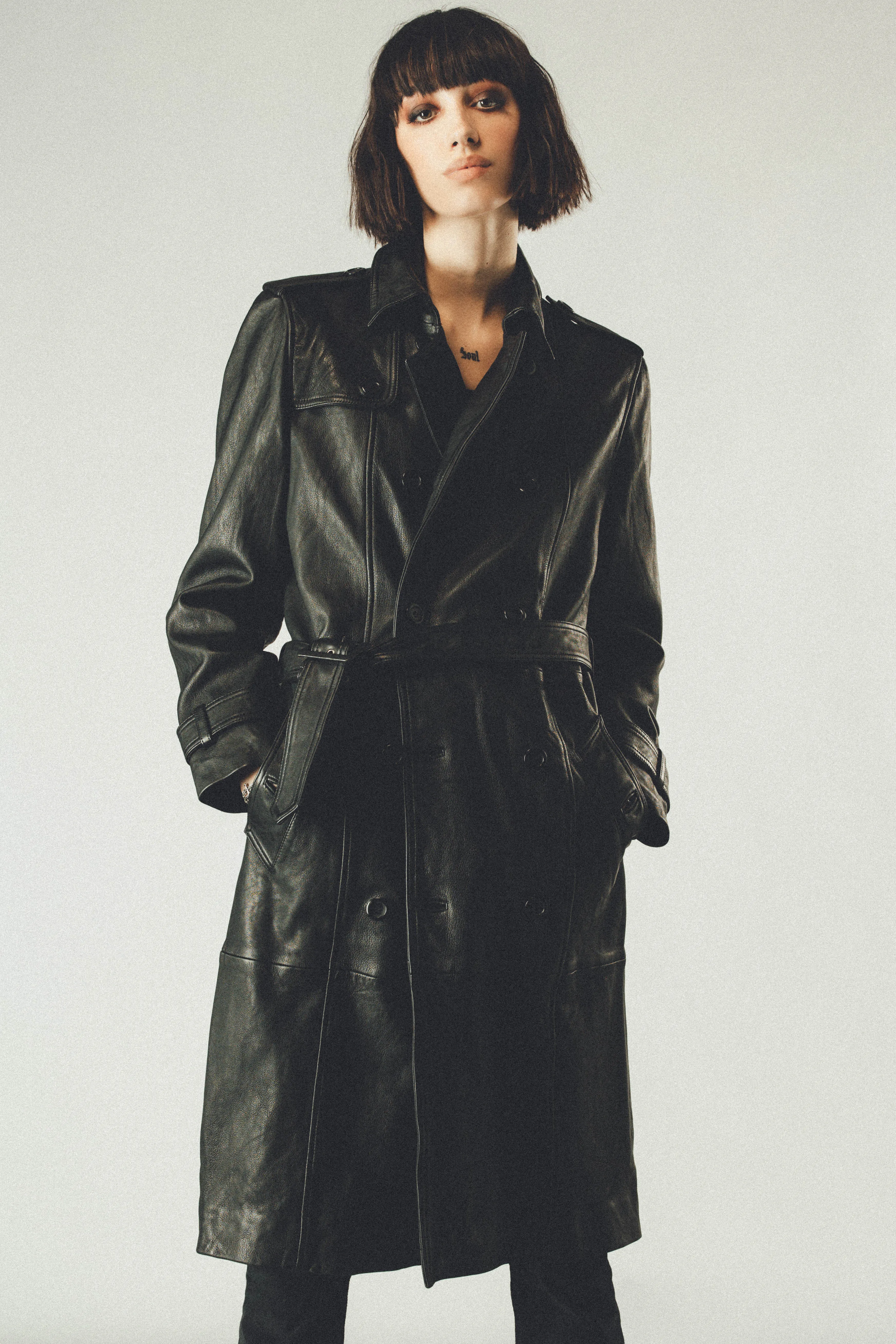 Leather Trench