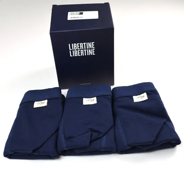 Libertine-Libertine Underwear - Plain Boxer 3-Pack - Peacoat (Navy)