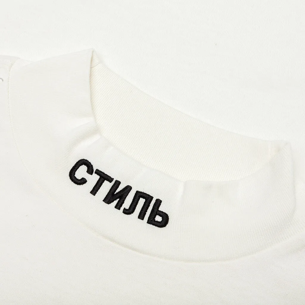 L/S Turtleneck CTNMB - White/Black