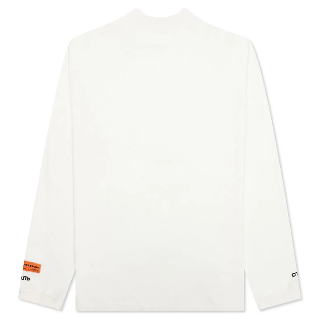 L/S Turtleneck CTNMB - White/Black