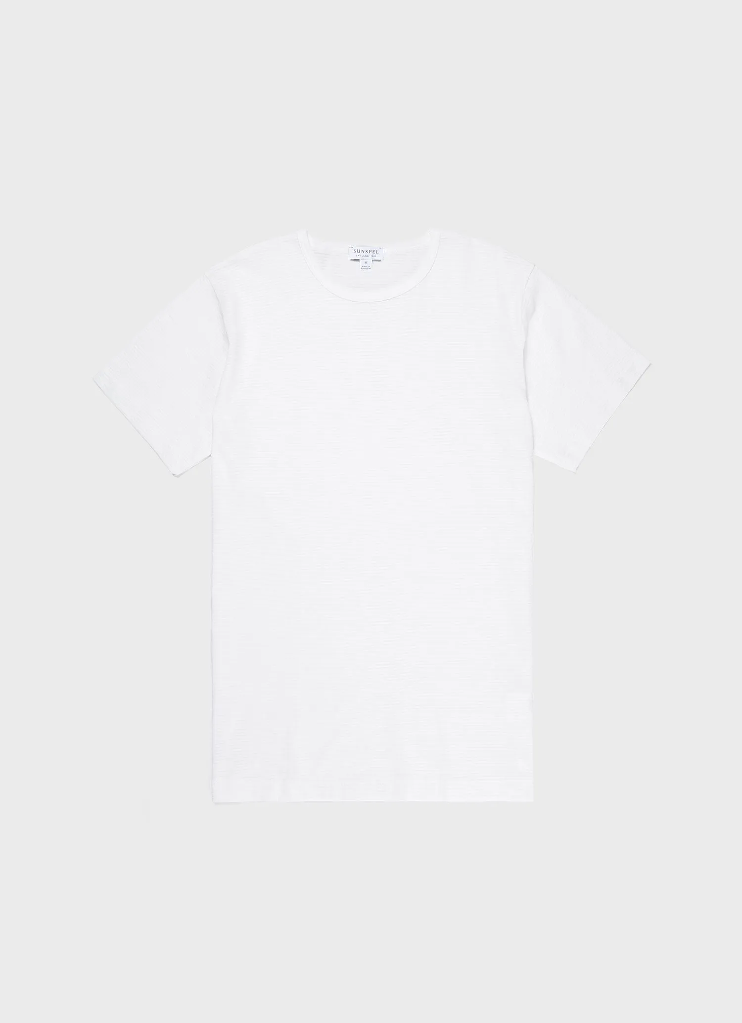 Men's Cellular Cotton Underwear T-shirt in White