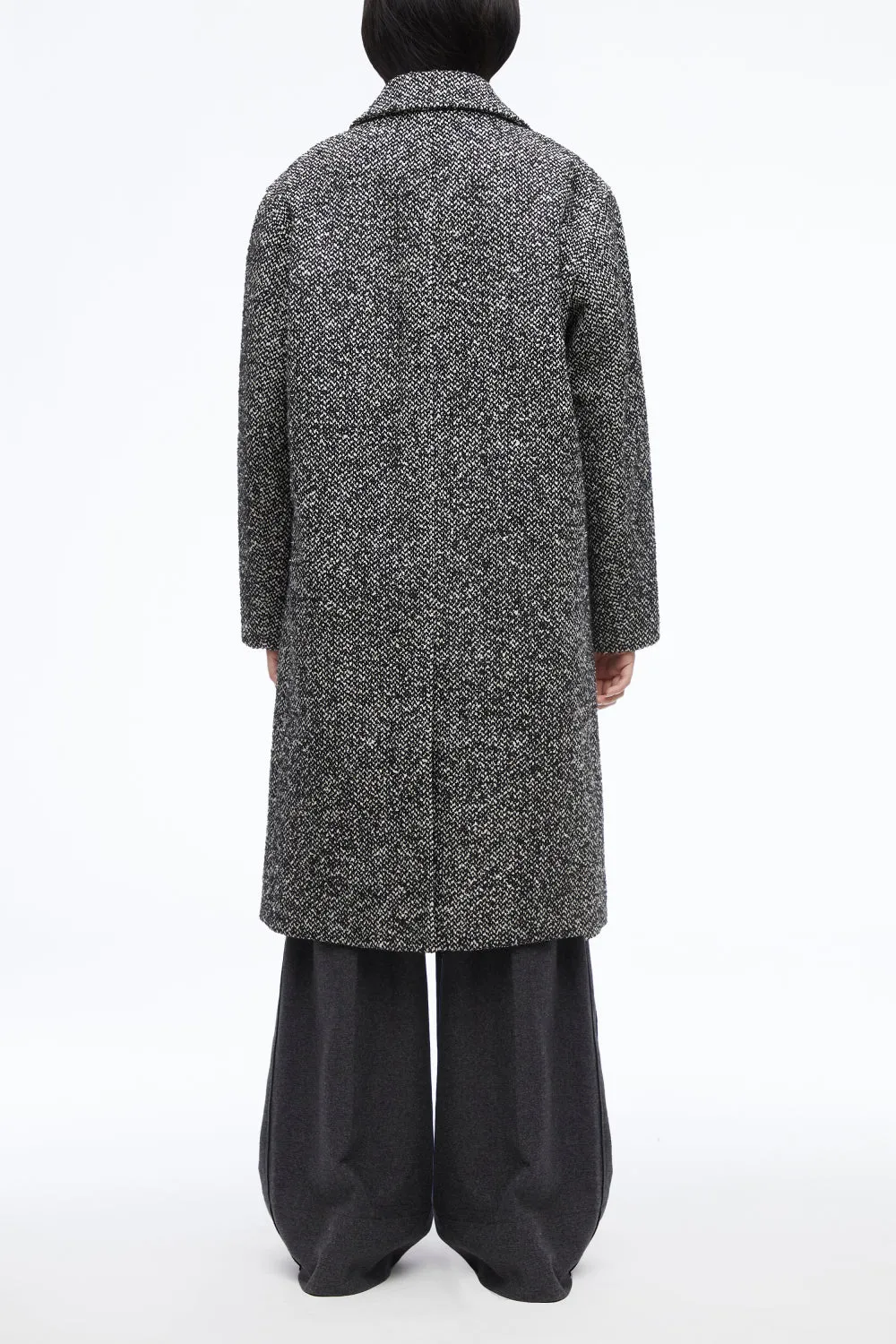 Oversized Balmacaan Coat