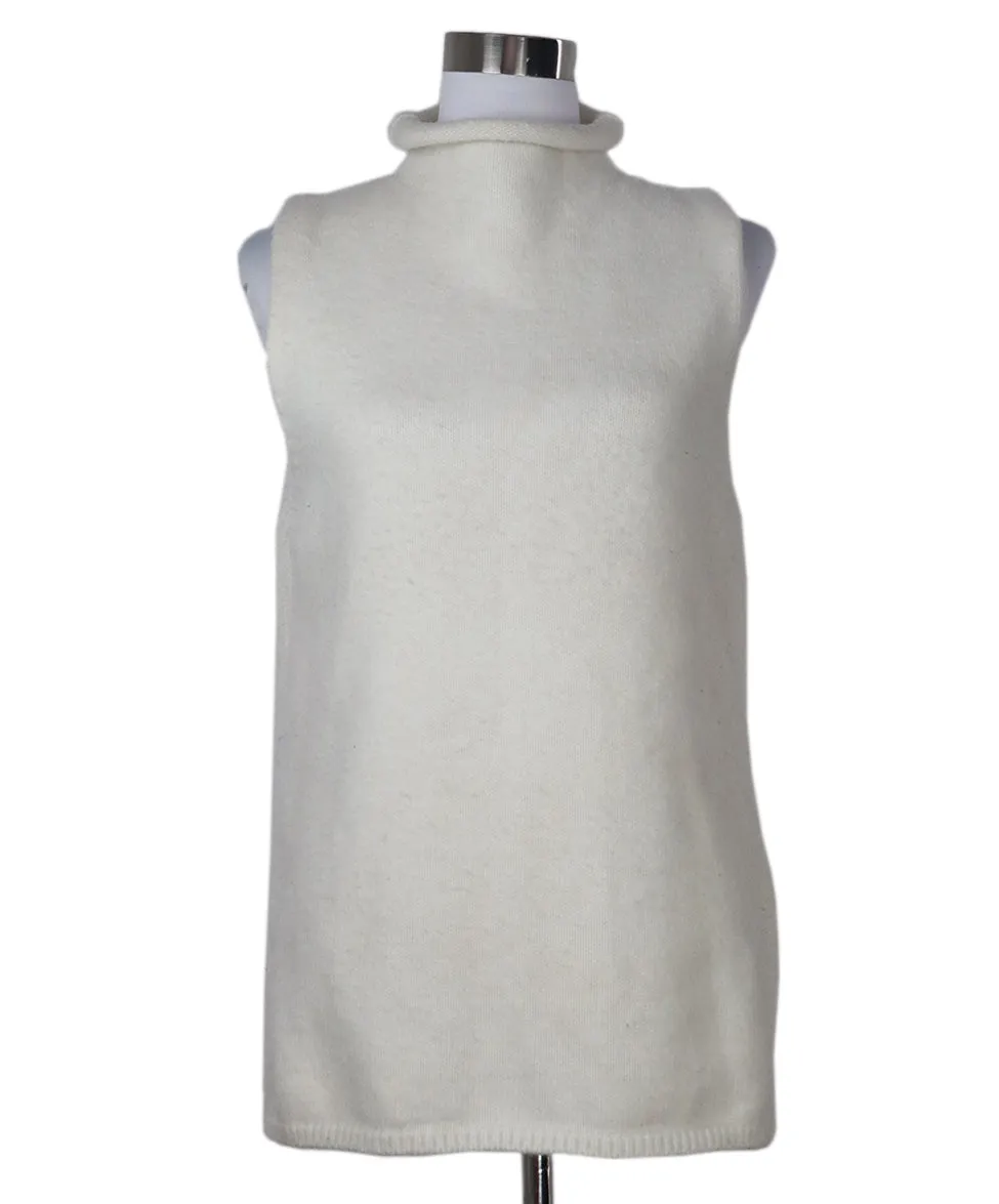 Proenza Schouler Ivory Sleeveless Turtleneck sz 6