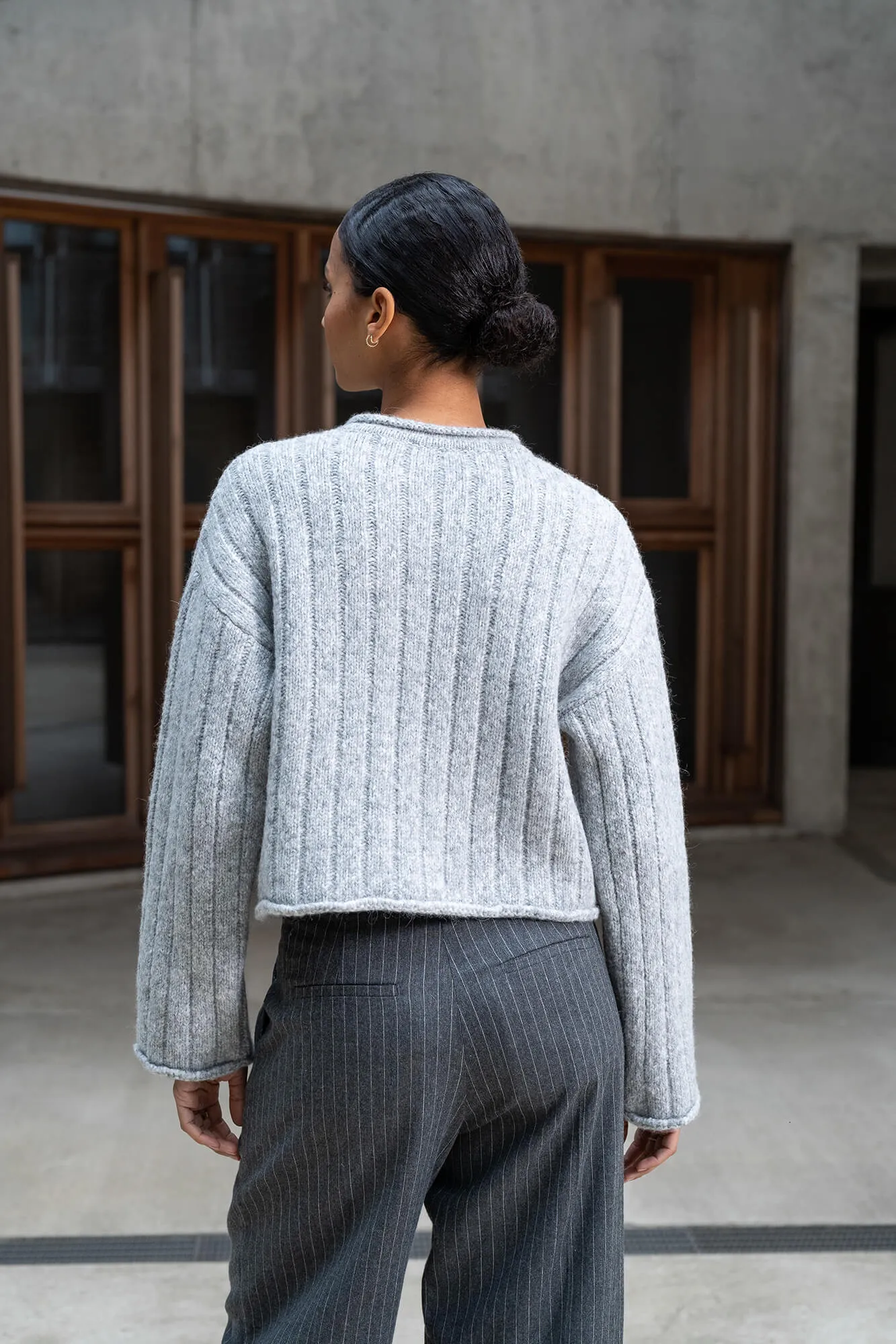 Pullover Pia (Grau Melange)